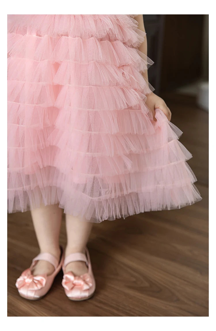 Whimsical Airy Frills Dress - TOTSBY