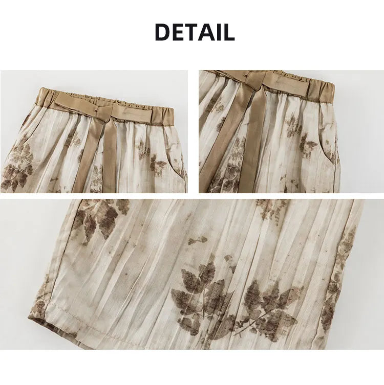 Abstract Print Loose Pants For Girls - TOTSBY