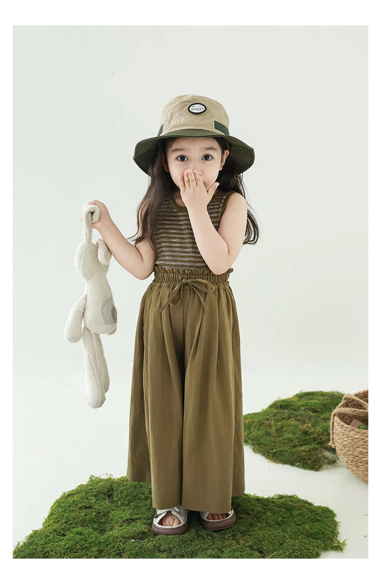 Loose Wide Leg Pants For Girls - TOTSBY