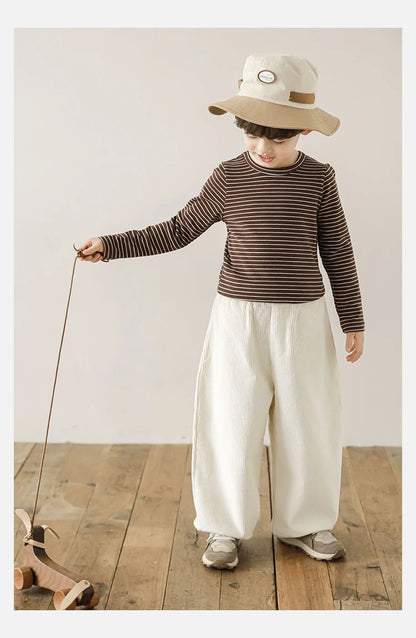 Loose Corduroy Pants - TOTSBY