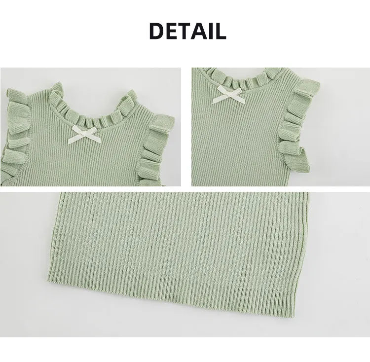 Sweet Ruffle Tank Tops - TOTSBY