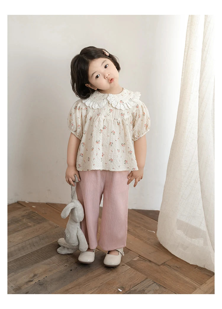 Loose Wide Leg Pants For Girls - TOTSBY